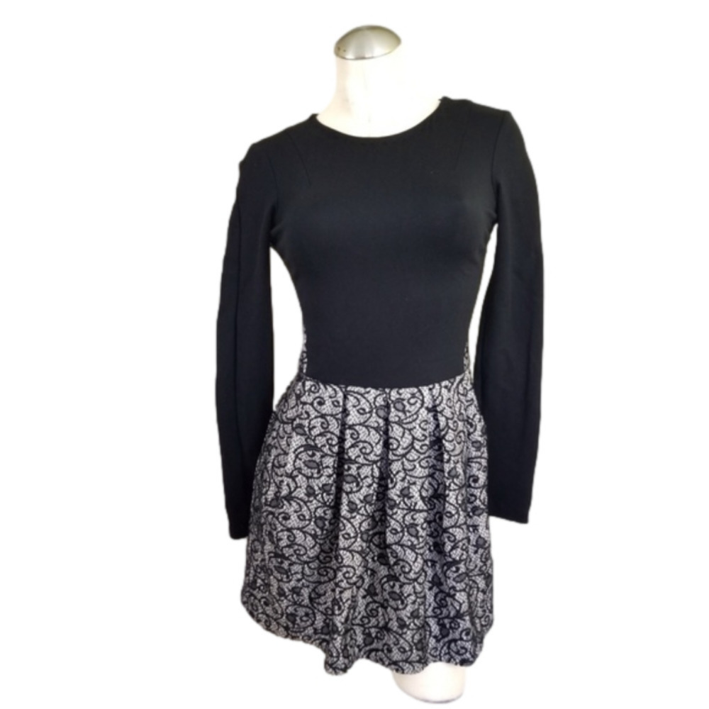 Wilfred Size 2 Black Gray Dress